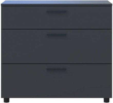 Комод Doros Торн Антрацит 3Ш 90х51.6х80 (DRS-012092)
