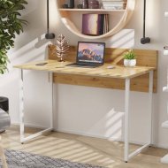 Комп'ютерний стіл Ferrum-decor Скай 75x120x70 білий ДСП Дуб Сан-Марино 16мм (FRD-101104) Комп'ютерний стіл Ferrum-decor Скай 75x120x70 білий ДСП Дуб Сан-Марино 16мм (FRD-101104)