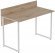 Комп'ютерний стіл Ferrum-decor Скай 75x120x70 білий ДСП Дуб Сан-Марино 16мм (FRD-101104)