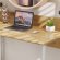 Комп'ютерний стіл Ferrum-decor Скай 75x120x70 білий ДСП Дуб Сан-Марино 16мм (FRD-101104)