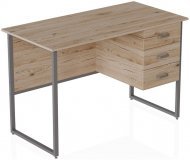 Комп'ютерний стіл Ferrum-decor Гаррі 75x120x70 сірий ДСП Дуб Сан-Марино 32мм (FRD-101479)