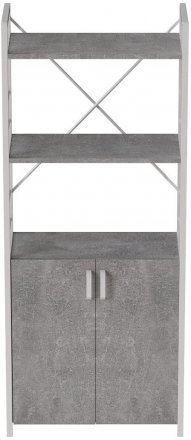 Етажерка 3/60 Ferrum-decor Серії Конект із тумбою 144x60x28 Білий ДСП Бетон (FRD-104455) Етажерка 3/60 Ferrum-decor Серії Конект із тумбою 144x60x28 Білий ДСП Бетон (FRD-104455)
