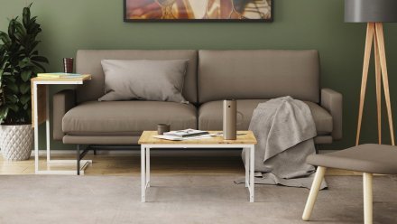Стіл журнальний приставний Террі Комбо Ferrum-decor 345x662x440 Білий метал ДСП Дуб Артизан 16 мм (FRD-105148) Стіл журнальний приставний Террі Комбо Ferrum-decor 345x662x440 Білий метал ДСП Дуб Артизан 16 мм (FRD-105148)