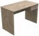 Стіл комп'ютерний Бад Ferrum-decor 750x1100x600 ДСП Дуб Сан-Марино 16 мм (FRD-104753)