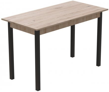Стіл кухонний Ferrum-decor Маріо 75x120x70 Чорний ДСП Сан-Марино 16мм (FRD-105664) Стіл кухонний Ferrum-decor Маріо 75x120x70 Чорний ДСП Сан-Марино 16мм (FRD-105664)