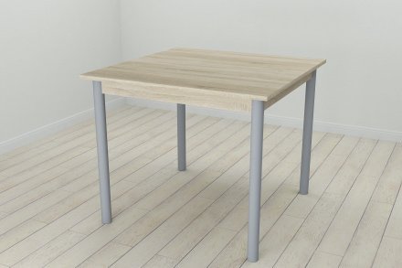 Кухонний стіл Ferrum-decor Агата 75x90x90 Сірий ДСП Сонома 16мм (FRD-106261)