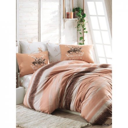 Постільна білизна 200х220 см BHPC 031 Salmon євро Постільна білизна 200х220 см BHPC 031 Salmon євро