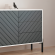 Комод з чорними металевими ніжками LION Амарант 168x40x76,5 см Самоа Димчастий/Графітовий (LION-041898)