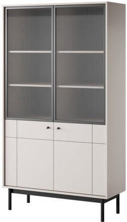 Вітрина Perfect Home Джапанді / Japandi WT104 2-дверна Кашемір (PFH-091472)