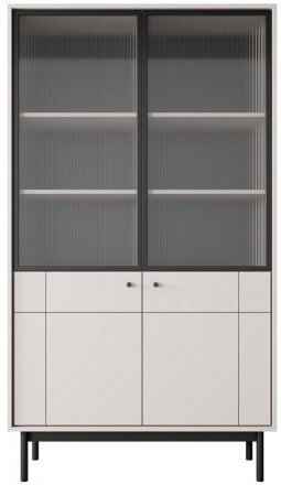Вітрина Perfect Home Джапанді / Japandi WT104 2-дверна Кашемір (PFH-091472)