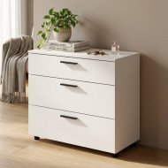 Комод Doros Торн Білий 3Ш 90х51.6х80 (DRS-012093) Комод Doros Торн Білий 3Ш 90х51.6х80 (DRS-012093)