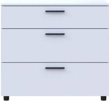 Комод Doros Торн Білий 3Ш 90х51.6х80 (DRS-012093)