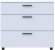 Комод Doros Торн Білий 3Ш 90х51.6х80 (DRS-012093)