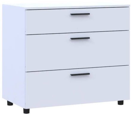 Комод Doros Торн Білий 3Ш 90х51.6х80 (DRS-012093)