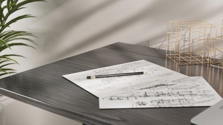 Стіл-книга трансформер Спайдер Ferrum-decor 750x1150x880 Чорний метал ДСП Сосна Кембра 16 мм (FRD-105090)