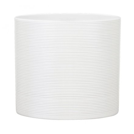 Кашпо для квітів Inspiration кераміка 16" молочний 53655