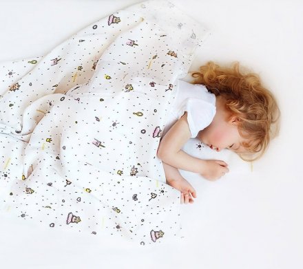 Пелюшка муслінова-плед 100x100 см Princess lullalove-8992