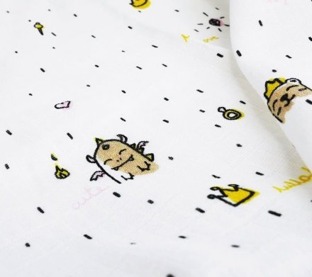 Пелюшка муслінова-плед 100x100 см Princess lullalove-8992