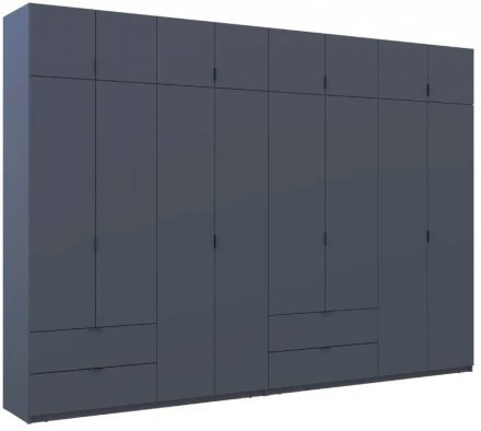 Шафа для одягу Doros Лукас Графіт 4+4 ДСП 340х50х240 DRS-011701 (42005141)