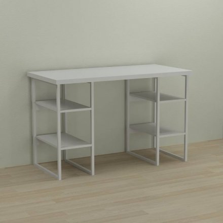 Письмовий стіл Ferrum-decor Карен 76x120x60 білий ДСП Біле 32мм (FRD-102261) Письмовий стіл Ferrum-decor Карен 76x120x60 білий ДСП Біле 32мм (FRD-102261)