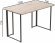 Комп'ютерний стіл Ferrum-decor Ханна 76x100x70 чорний ДСП Дуб Сан-Марино 32мм (FRD-103509)