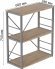 Етажерка 3/60 Ferrum-decor Серії Конект 73x60x28 сірий ДСП Дуб Сан-Марино 16мм (FRD-104267)