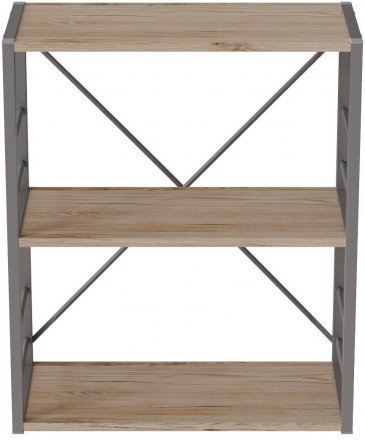 Етажерка 3/60 Ferrum-decor Серії Конект 73x60x28 сірий ДСП Дуб Сан-Марино 16мм (FRD-104267) Етажерка 3/60 Ferrum-decor Серії Конект 73x60x28 сірий ДСП Дуб Сан-Марино 16мм (FRD-104267)