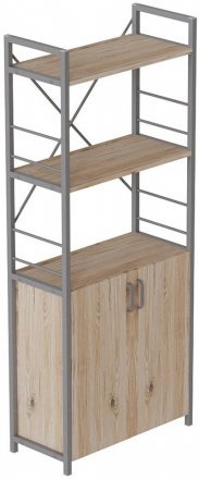 Етажерка 3/60 Ferrum-decor Серії Конект із тумбою 144x60x28 Сірий ДСП Сан-Марино (FRD-104457) Етажерка 3/60 Ferrum-decor Серії Конект із тумбою 144x60x28 Сірий ДСП Сан-Марино (FRD-104457)
