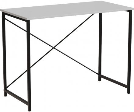 Стіл письмовий Line Лайт Ferrum-decor 750x1000x500 Чорний метал ДСП Біле 16 мм (FRD-104836) Стіл письмовий Line Лайт Ferrum-decor 750x1000x500 Чорний метал ДСП Біле 16 мм (FRD-104836)