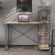 Письмовий стіл Ferrum-decor Серії Конект з етажеркою 75x120x60 сірий ДСП Дуб Артизан 16мм (FRD-104232)