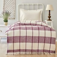 Плед вафельний Carmen murdum фіолетовий 150х200 см полуторний svt-2000022298070