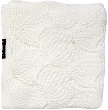 Плед плетений Shell 80x100 см White Coconut lullalove-8108 Плед плетений Shell 80x100 см White Coconut lullalove-8108