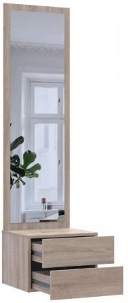Підвісна тумба з дзеркалом Doros Сола 45х40х168,6 DRS-011743 (44900345)