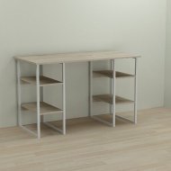 Письмовий стіл Ferrum-decor Карен 76x120x60 білий ДСП Дуб Сонома 32мм (FRD-102262)
