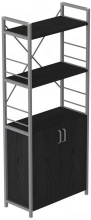 Етажерка 3/60 Ferrum-decor Серії Конект із тумбою 144x60x28 Сірий ДСП Сосна Кембра (FRD-104458) Етажерка 3/60 Ferrum-decor Серії Конект із тумбою 144x60x28 Сірий ДСП Сосна Кембра (FRD-104458)