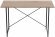 Стіл письмовий Line Лайт Ferrum-decor 750x1000x500 Чорний метал ДСП Дуб Сан-Марино 16 мм (FRD-104837)