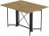 Стіл-книга трансформер Спайдер Ferrum-decor 750x1150x880 Чорний метал ДСП Дуб Артизан 16 мм (FRD-105093)
