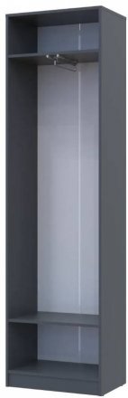 Шафа для одягу Doros Сола Графіт / Сірий 60х40х215 DRS-011744 (44900341) Шафа для одягу Doros Сола Графіт / Сірий 60х40х215 DRS-011744 (44900341)