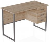 Комп'ютерний стіл Ferrum-decor Гаррі 75x140x70 сірий ДСП Дуб Сан-Марино 16мм (FRD-101484)