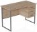Комп'ютерний стіл Ferrum-decor Гаррі 75x140x70 сірий ДСП Дуб Сан-Марино 16мм (FRD-101484)