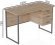 Комп'ютерний стіл Ferrum-decor Гаррі 75x140x70 сірий ДСП Дуб Сан-Марино 16мм (FRD-101484)