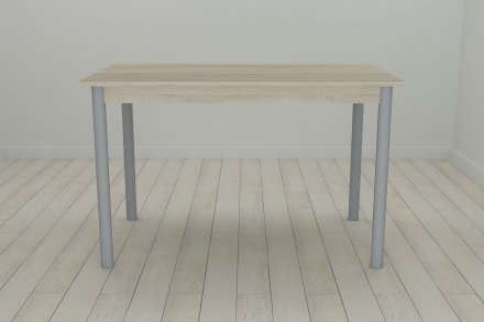 Стіл кухонний Ferrum-decor Беніта 75x120x60 Сірий ДСП Сонома 16мм (FRD-106270)