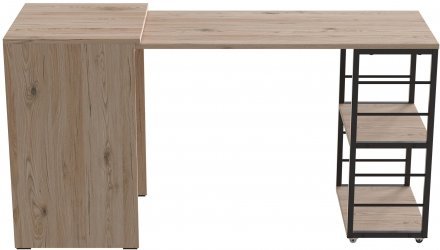 Стіл-тумба трансформер Смарт 2/1 Ferrum-decor 750x1450x500 Чорний метал ДСП Дуб Сан-Марино 16 мм (FRD-105096) Стіл-тумба трансформер Смарт 2/1 Ferrum-decor 750x1450x500 Чорний метал ДСП Дуб Сан-Марино 16 мм (FRD-105096)