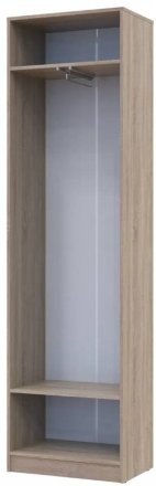 Шафа для одягу Doros Сола Дуб Сонома/Білий 60х40х215 DRS-011745 (44900344) Шафа для одягу Doros Сола Дуб Сонома/Білий 60х40х215 DRS-011745 (44900344)