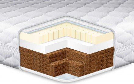 Матрац дитячий Kiddy Mega Latex-Cocos 70х170х11 см Матрац дитячий Kiddy Mega Latex-Cocos 70х170х11 см