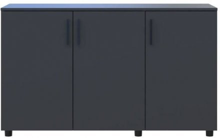 Комод Doros Торн Антрацит 3 ДСП 135х51.6х80 (DRS-012097)