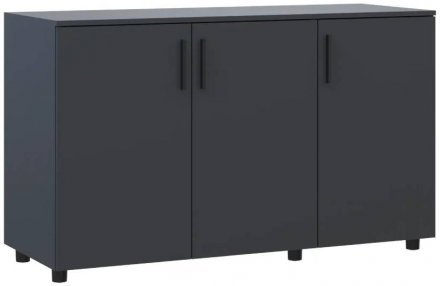 Комод Doros Торн Антрацит 3 ДСП 135х51.6х80 (DRS-012097)