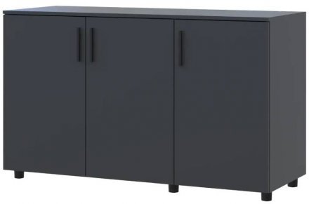 Комод Doros Торн Антрацит 3 ДСП 135х51.6х80 (DRS-012097)