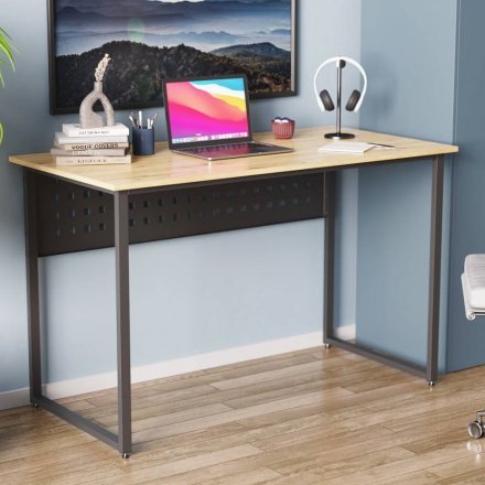 Комп'ютерний стіл Ferrum-decor Майк 75x120x70 чорний ДСП Дуб Сан-Марино 16мм (FRD-103890)