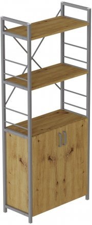 Етажерка 3/60 Ferrum-decor Серії Конект із тумбою 144x60x28 Сірий ДСП Артизан (FRD-104461) Етажерка 3/60 Ferrum-decor Серії Конект із тумбою 144x60x28 Сірий ДСП Артизан (FRD-104461)